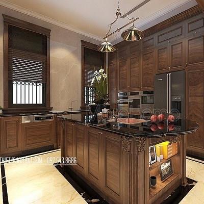  Mẫu đá bếp nhân tạo Hi-Macs tại biệt thự Vinhomes
