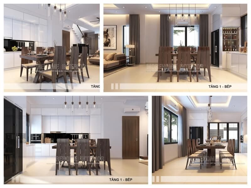 Morehome mang đến cho bạn mẫu sản phầm bàn ghế ăn gỗ óc chó đẹp, phong cách hiện đại tinh tế